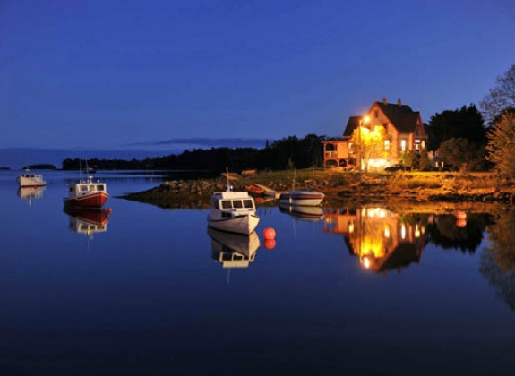 Halifax, Chester Bay by the water