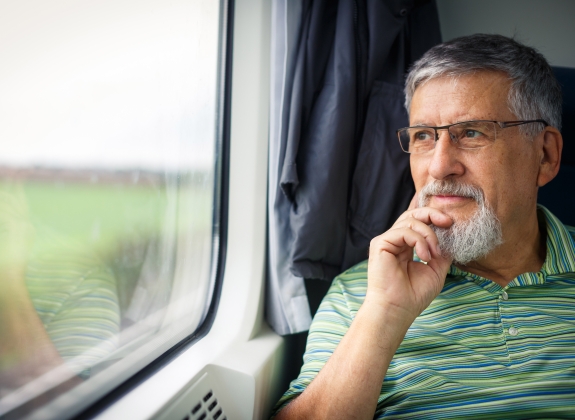 Retired-man-onboard-train
