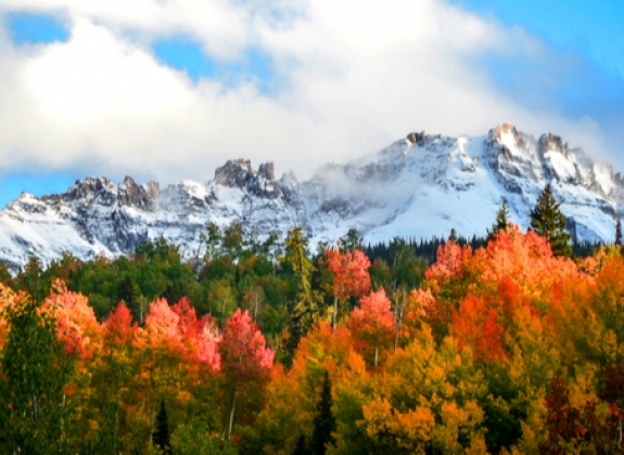 Rocky Mountain National Park snow-capped peaks