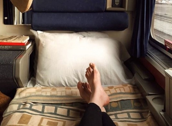 overnight onboard amtrak