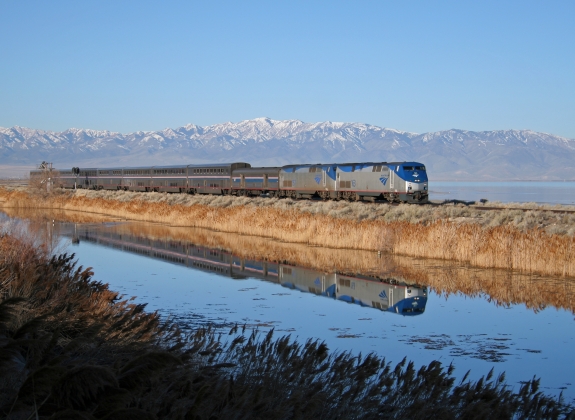 Amtrak's California Zephyr on a roundtrip journey