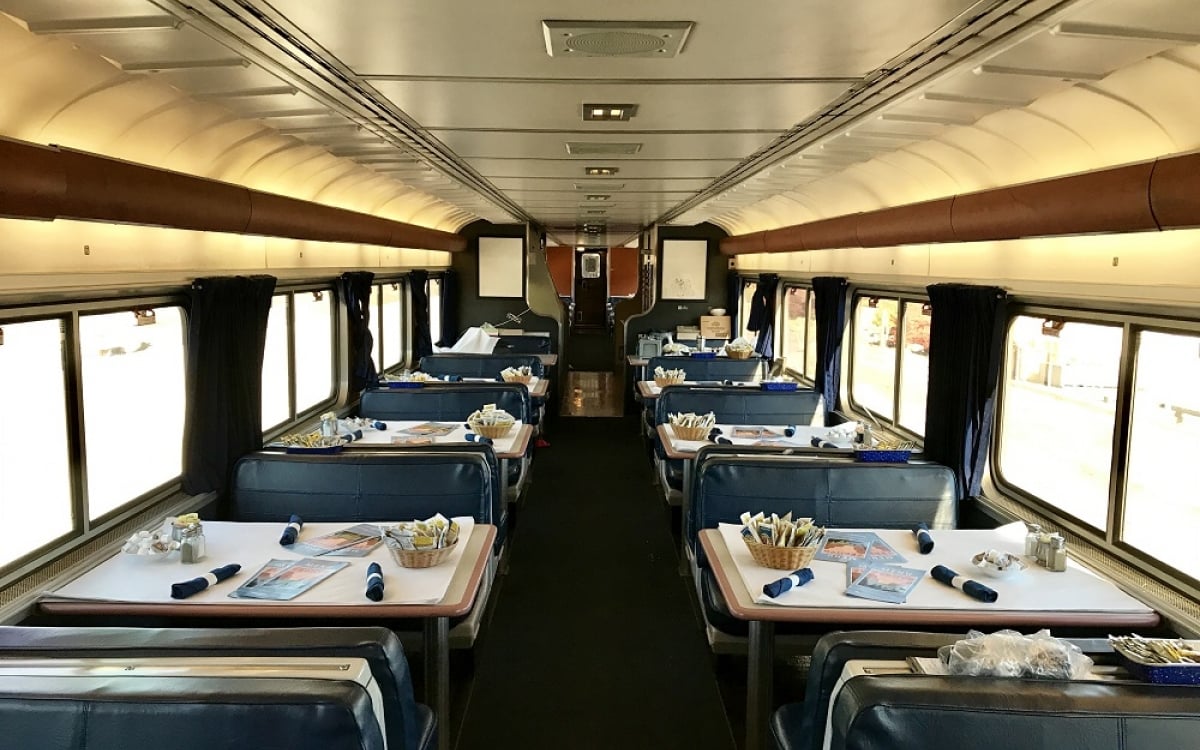 Amtrak Flexible Dining Menu