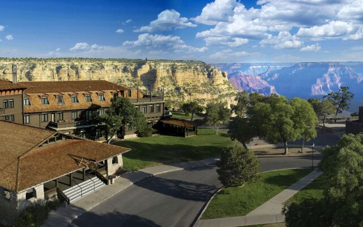 El Tovar, Grand Canyon, AZ, Arial View El Tovar, Grand Canyon, AZ, Arial View