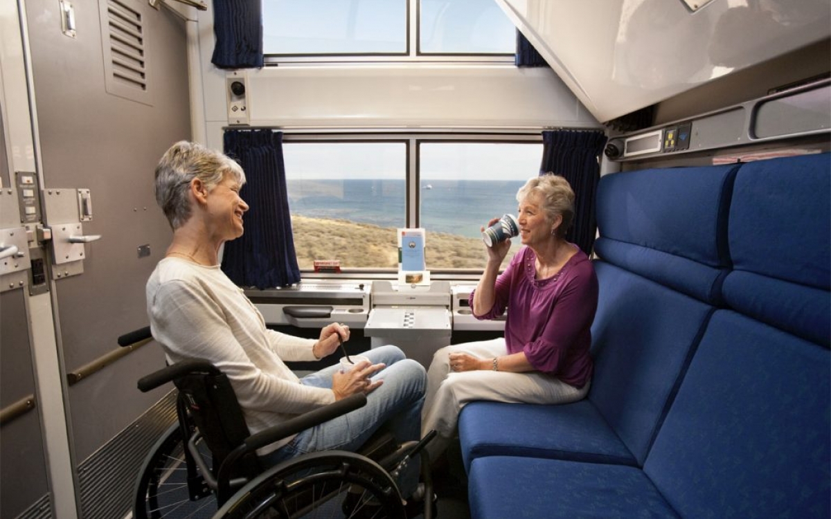 Friends in the Viewliner Wheelchair Accessible spaces
