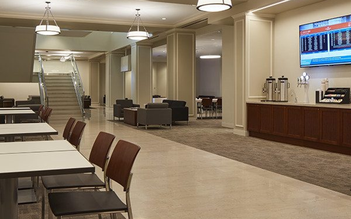 seating at an amtrak station lounge seating at an amtrak station lounge