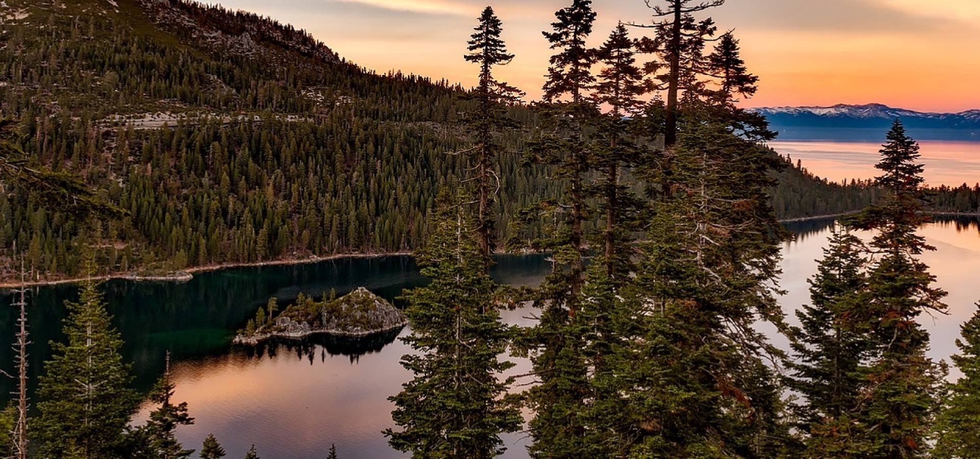 lake tahoe evening light