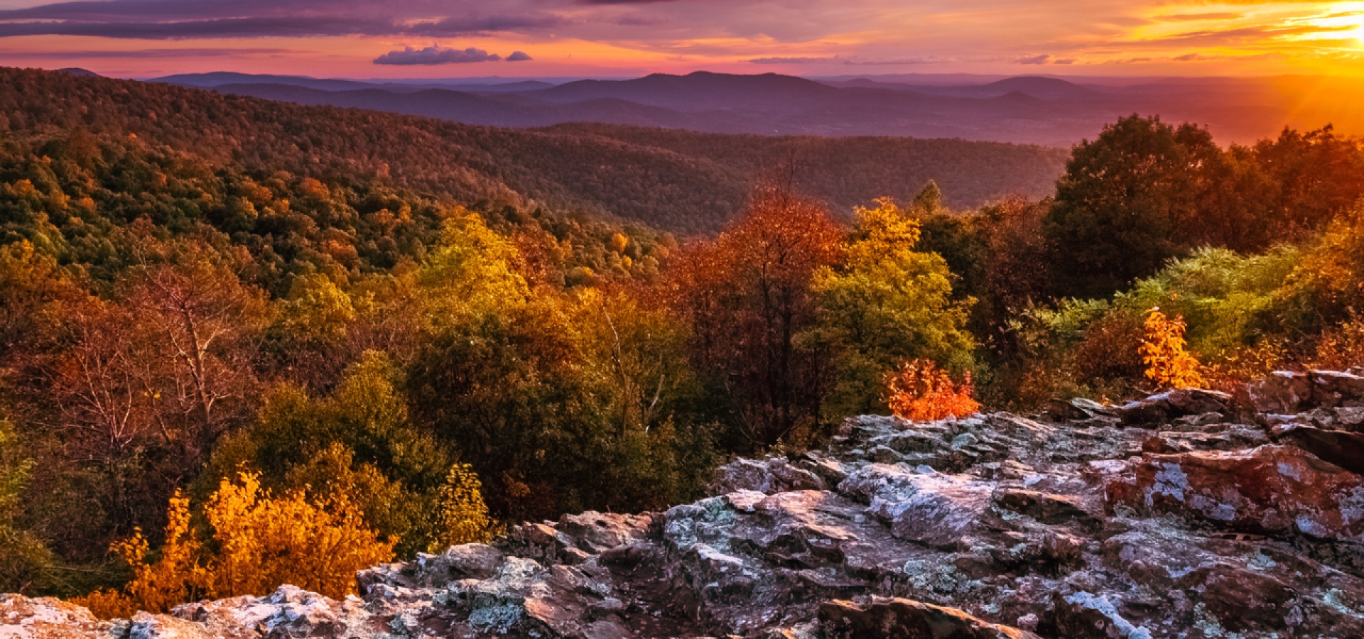 Shenandoah-National-Park-1800x600 Shenandoah National Park landscape view at sunset