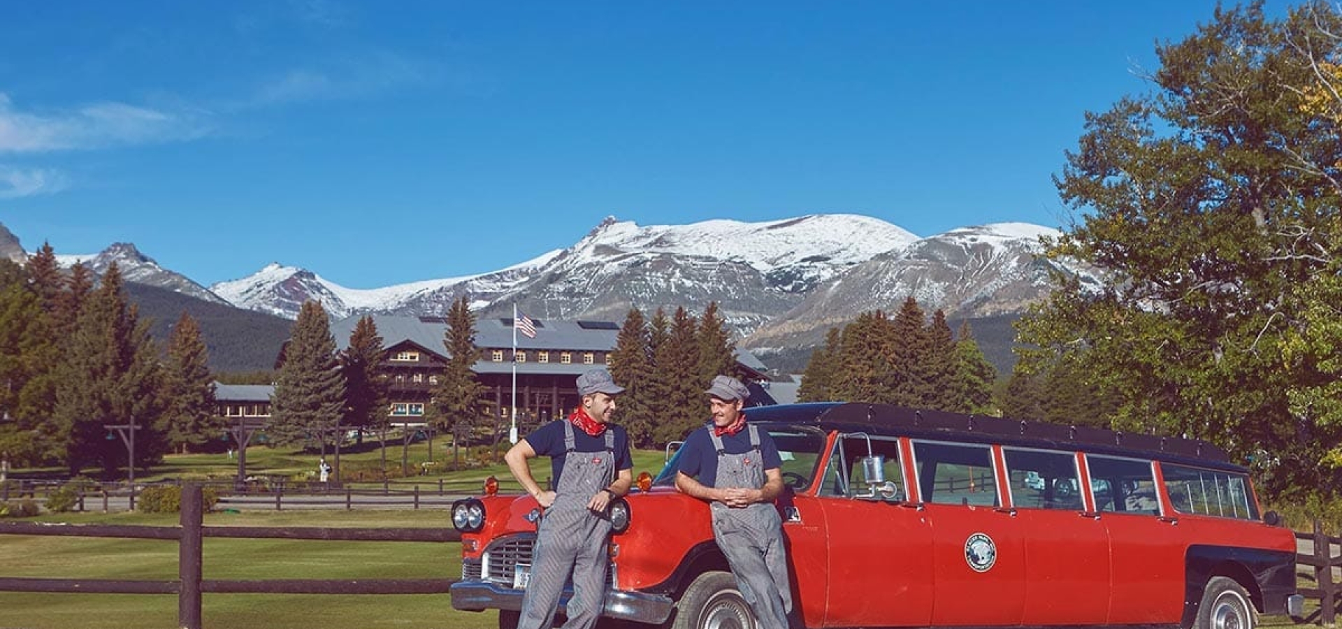 Glacier Park Lodge, Montana, Red Bus Tours
