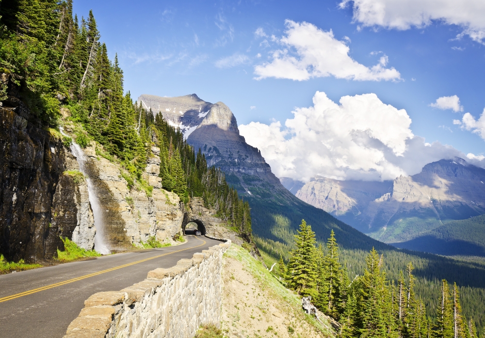 Glacier Park Sun Road Tunnel